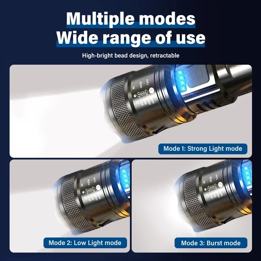 Powerful Flashlight with USB Charging