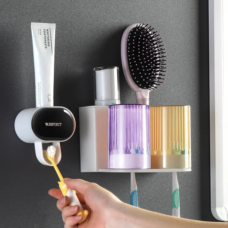 Dispensador de Pasta de Dentes Mágico