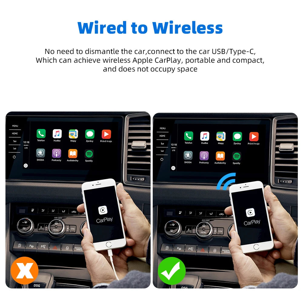 EKIY Mini Wireless CarPlay Connector